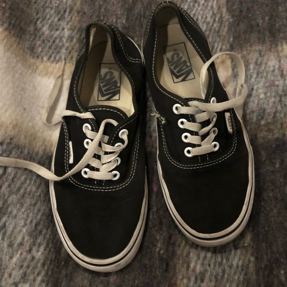 black low vans